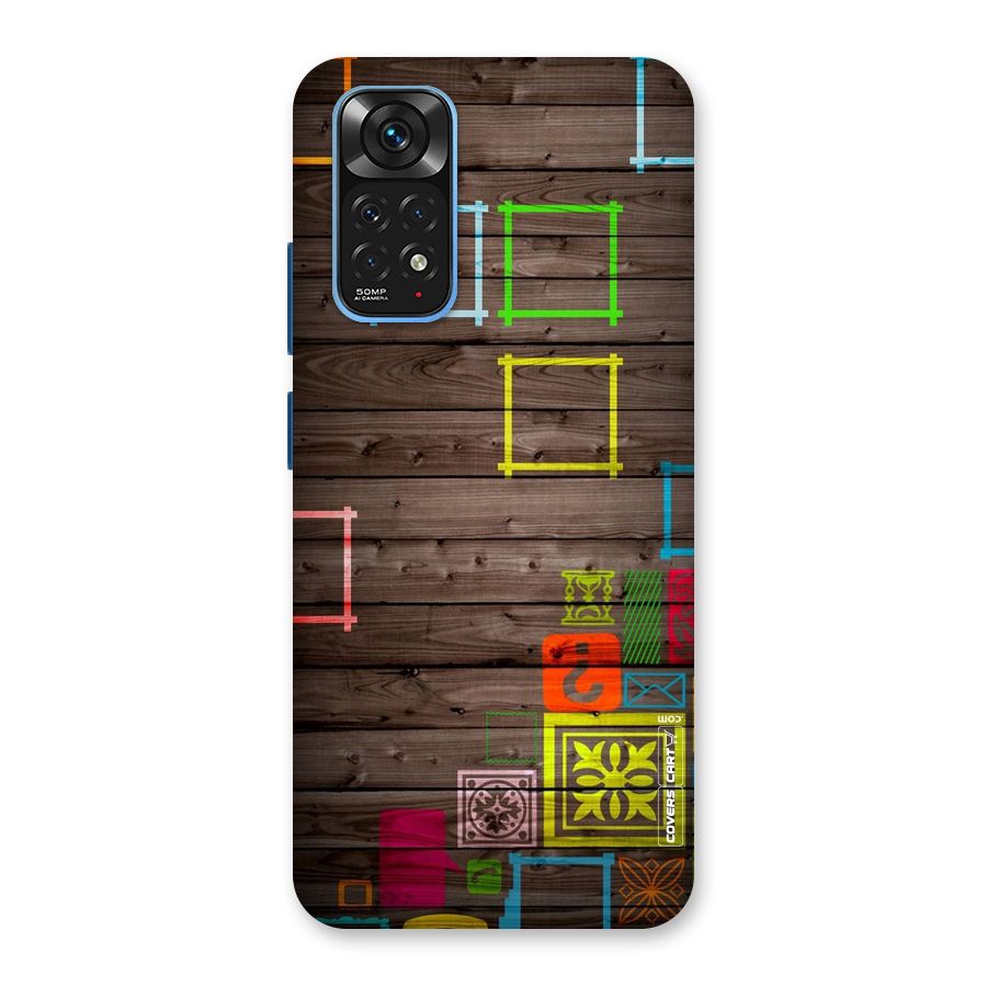Multicolor Frame Design Back Case for Redmi Note 11S