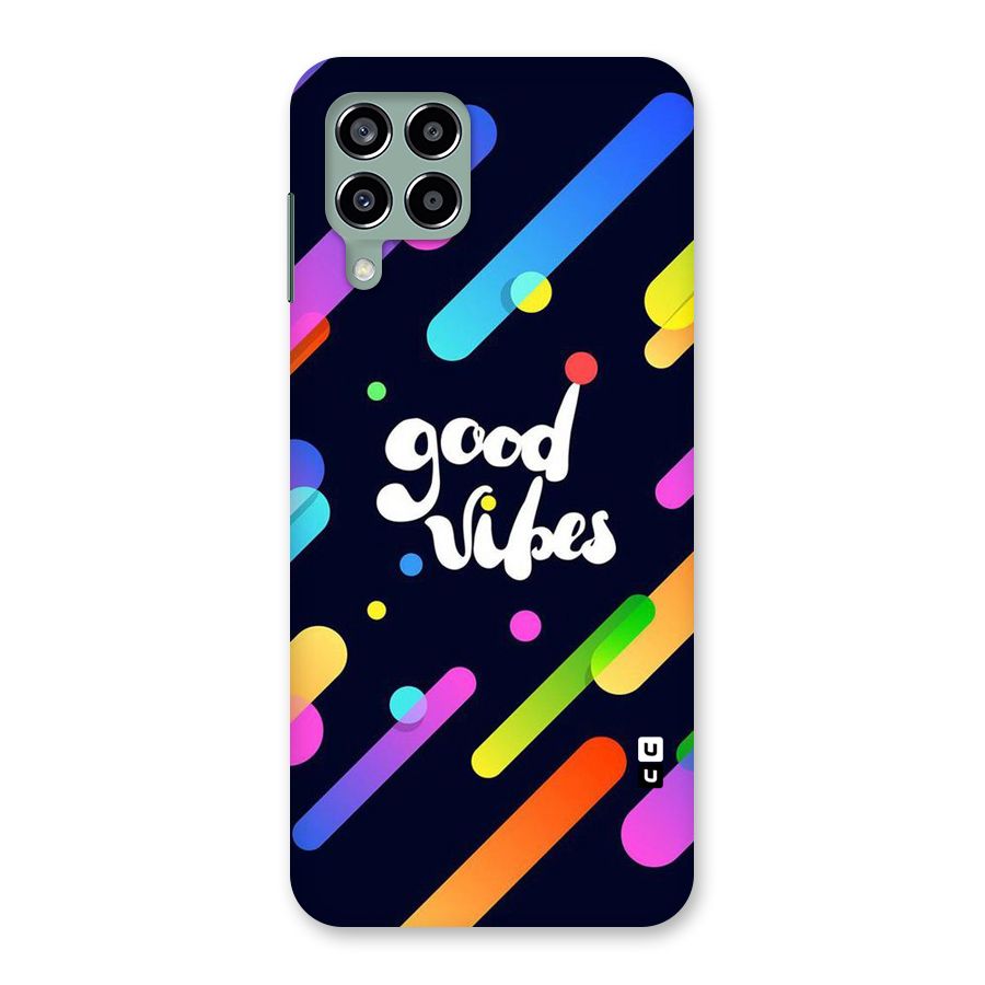 Multicolor Good Vibing Back Case for Galaxy M33