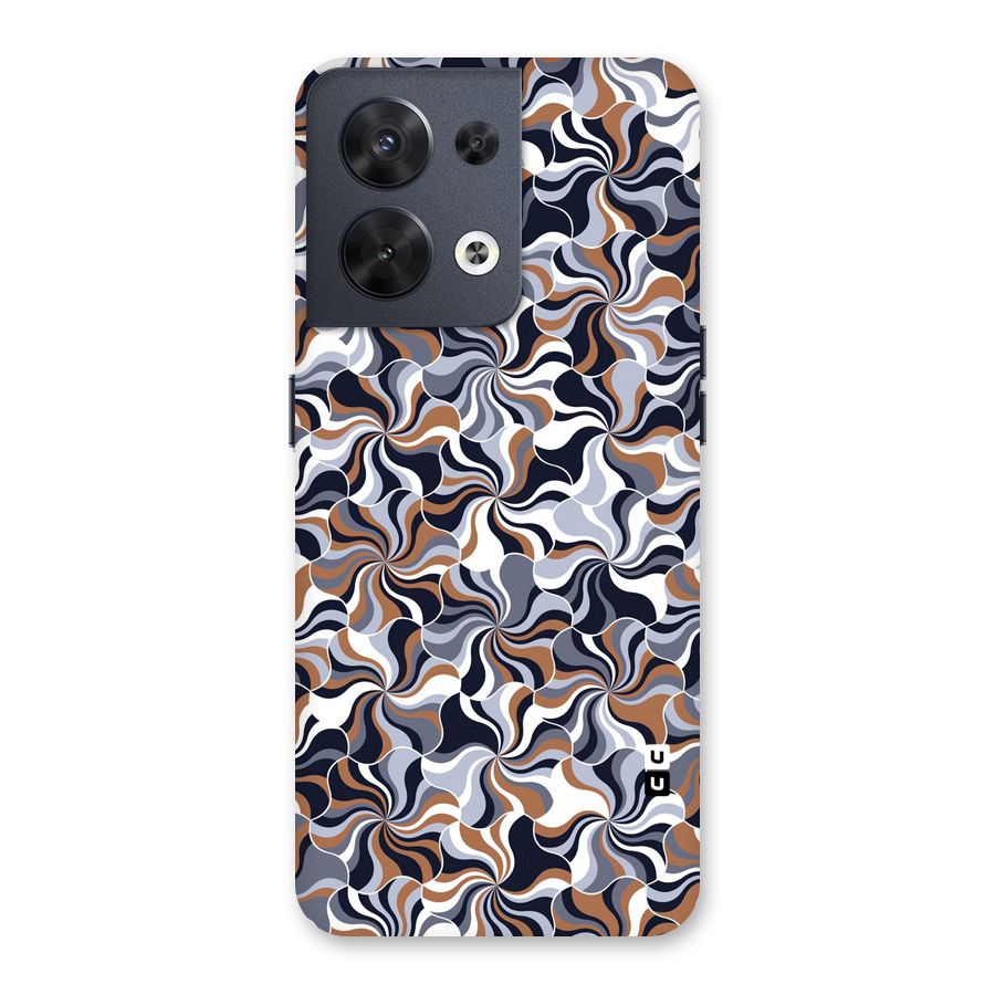Multicolor Swirls Back Case for Oppo Reno8 5G