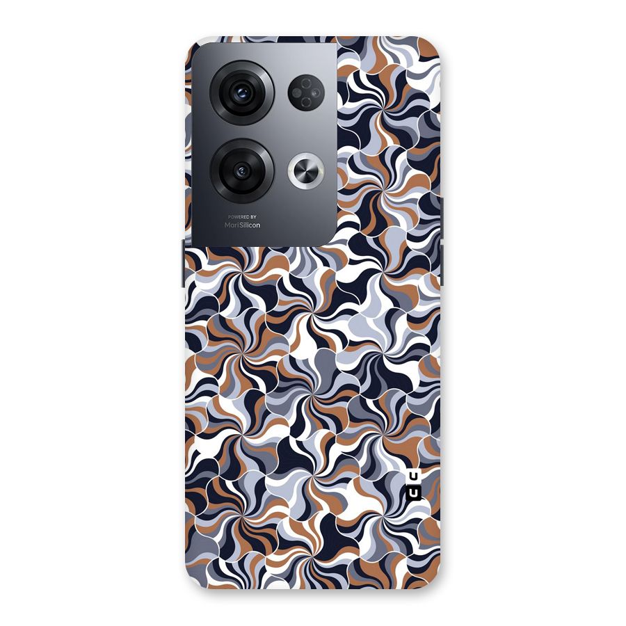 Multicolor Swirls Back Case for Oppo Reno8 Pro 5G