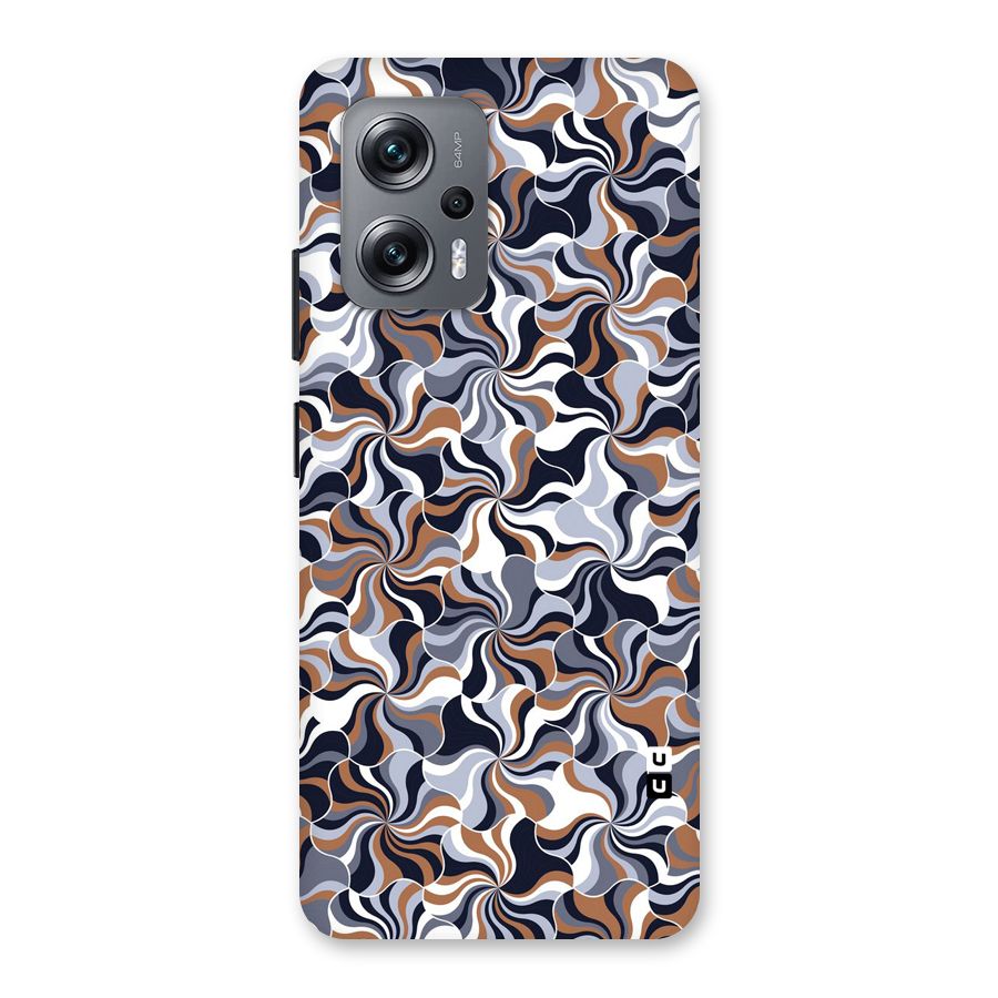 Multicolor Swirls Back Case for Redmi K50i