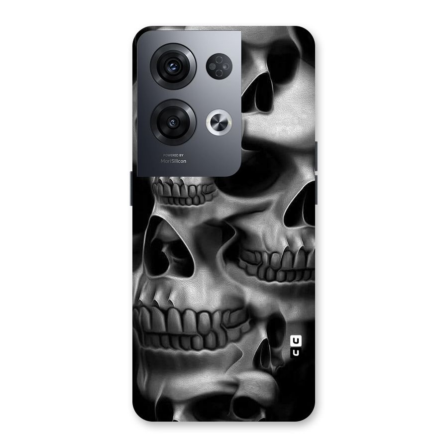 Multiple Skulls Back Case for Oppo Reno8 Pro 5G