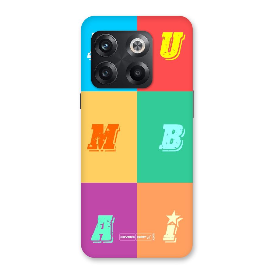 Mumbai Alphabets Back Case for OnePlus 10T