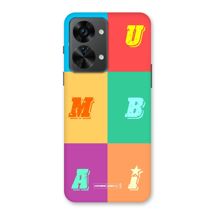 Mumbai Alphabets Back Case for OnePlus Nord 2T