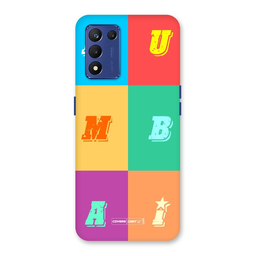 Mumbai Alphabets Back Case for Realme 9 5G Speed