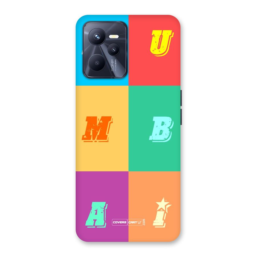 Mumbai Alphabets Back Case for Realme C35