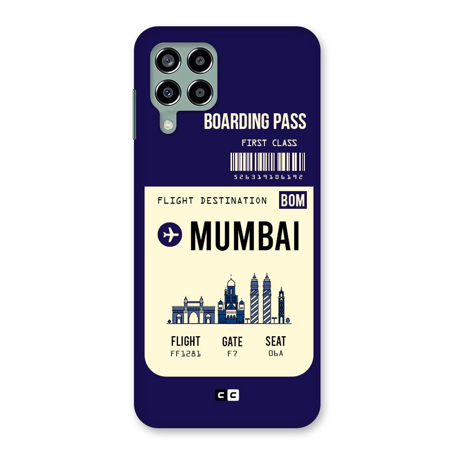 Mumbai Boarding Pass Back Case for Galaxy M33