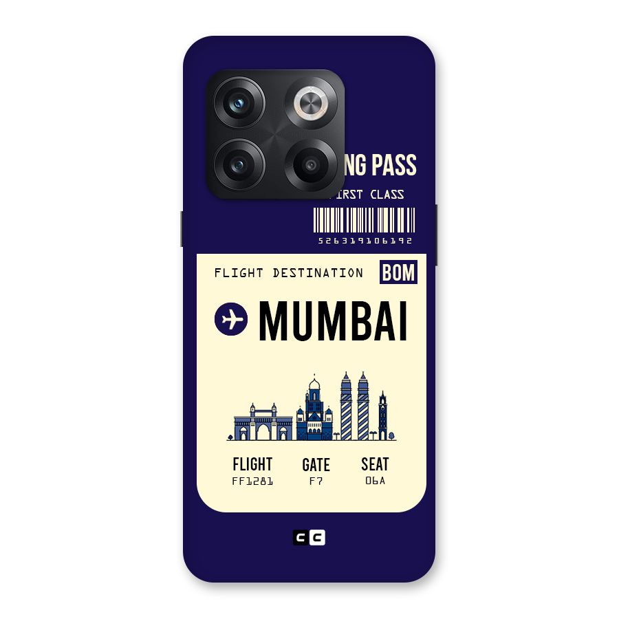Mumbai Boarding Pass Back Case for OnePlus 10T