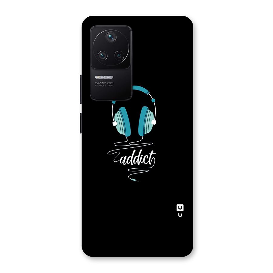Music Addict Back Case for Poco F4 5G
