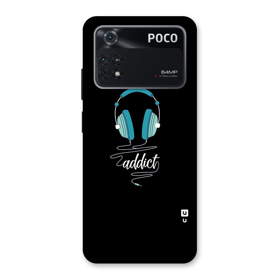 Music Addict Back Case for Poco M4 Pro 4G