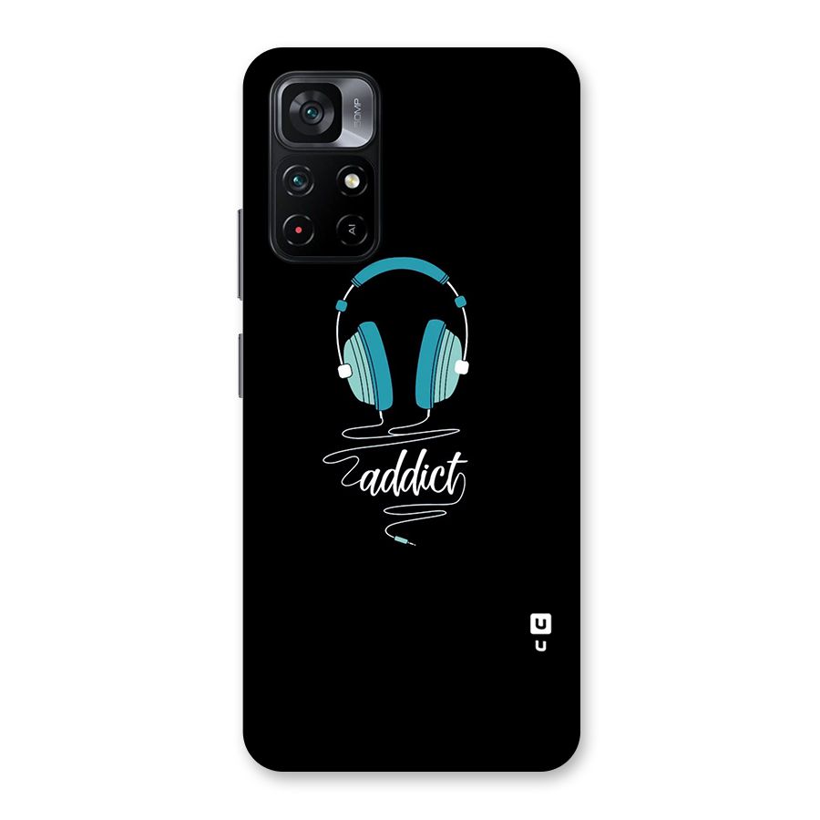 Music Addict Back Case for Poco M4 Pro 5G