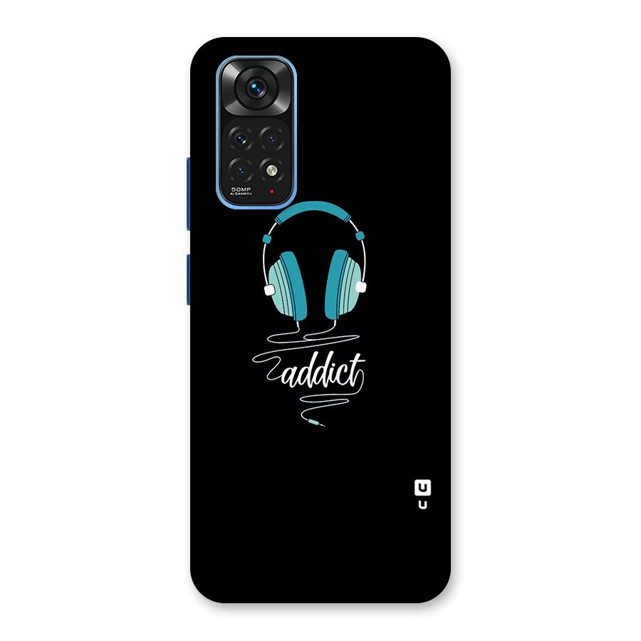 Music Addict Back Case for Redmi Note 11S