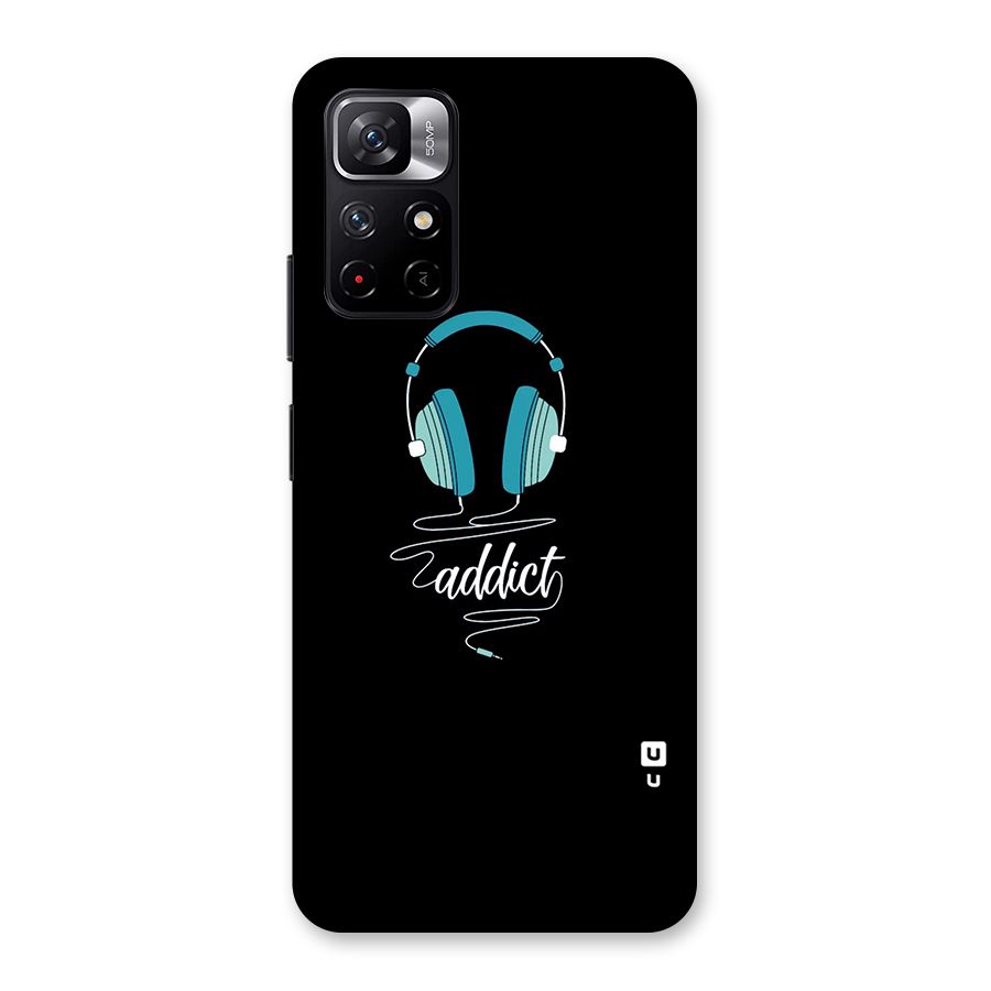 Music Addict Back Case for Redmi Note 11T 5G