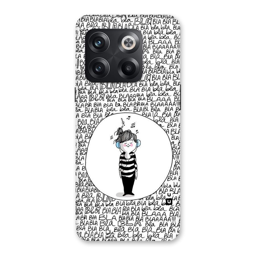 Music And Bla Bla Back Case for OnePlus 10T
