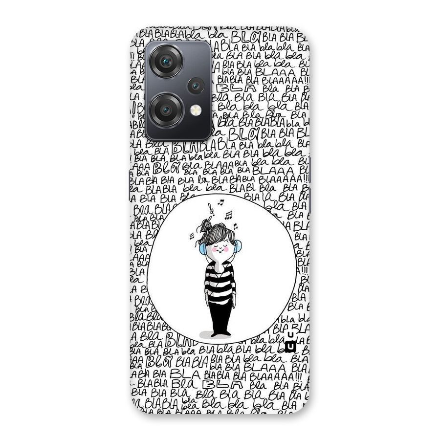 Music And Bla Bla Back Case for OnePlus Nord CE 2 Lite 5G