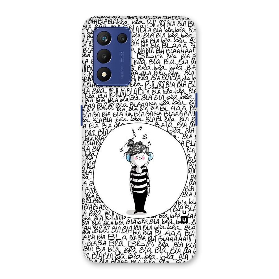 Music And Bla Bla Back Case for Realme 9 5G Speed