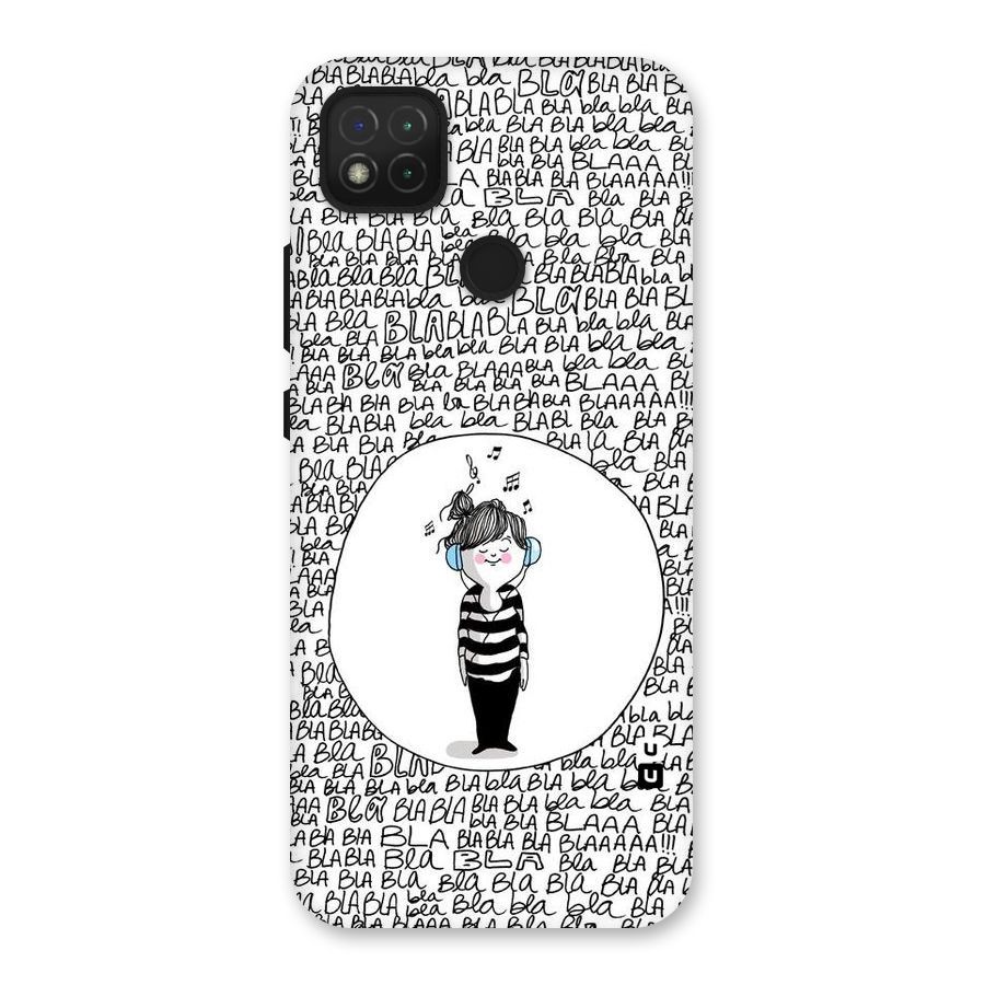Music And Bla Bla Back Case for Redmi 9 Activ