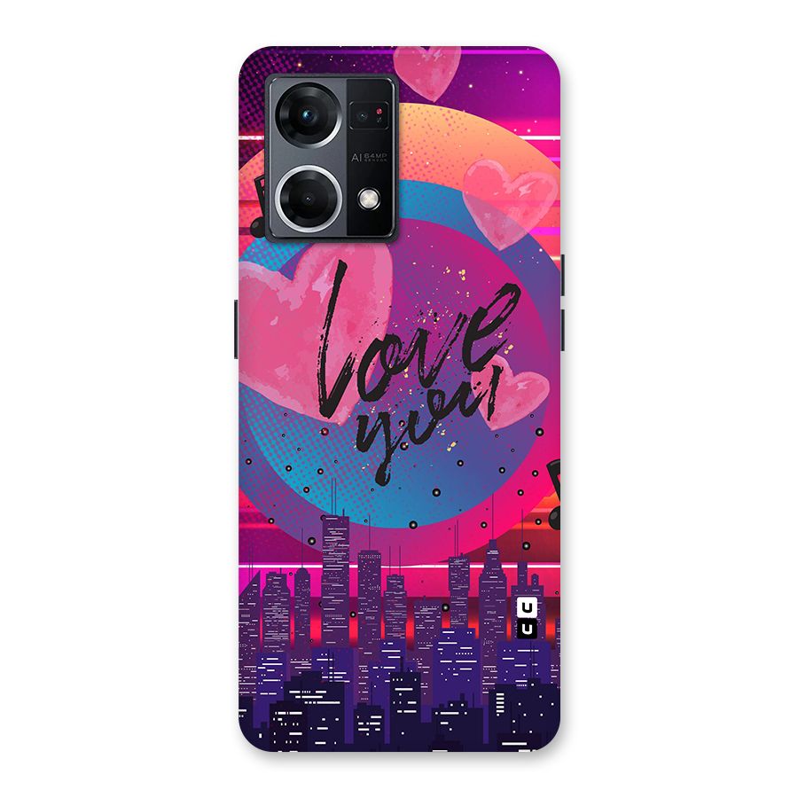 Music City Love Glass Back Case for Oppo F21 Pro 5G