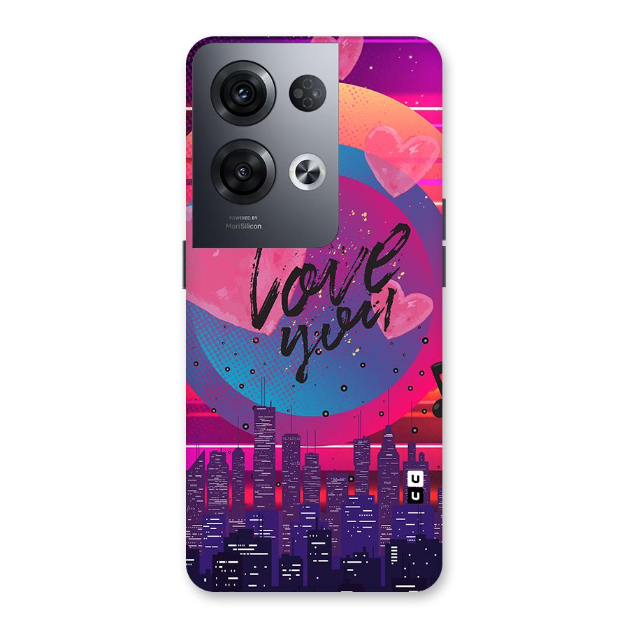 Music City Love Back Case for Oppo Reno8 Pro 5G