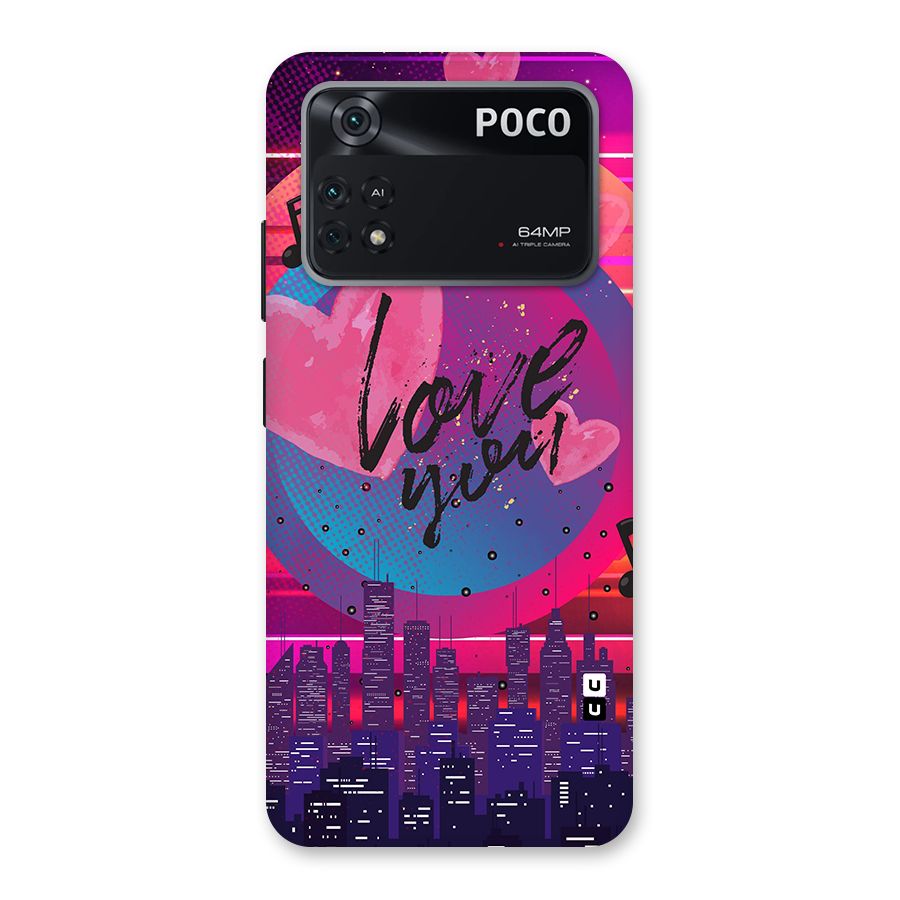 Music City Love Back Case for Poco M4 Pro 4G