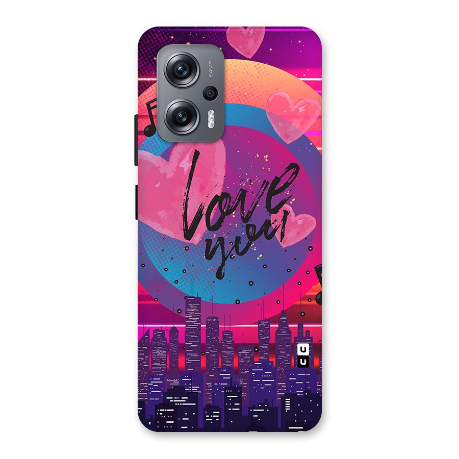 Music City Love Back Case for Redmi K50i