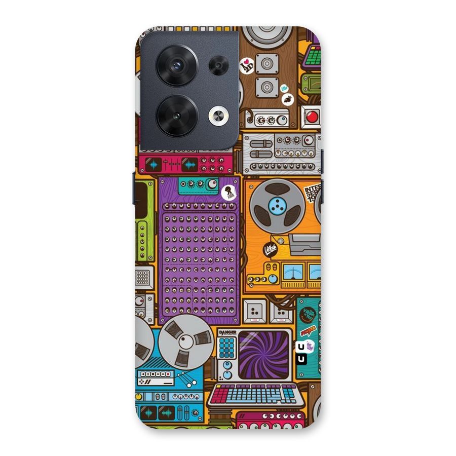 Music Decks Back Case for Oppo Reno8 5G