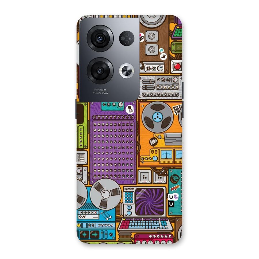 Music Decks Back Case for Oppo Reno8 Pro 5G