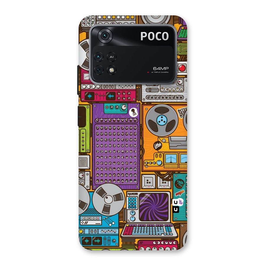 Music Decks Back Case for Poco M4 Pro 4G