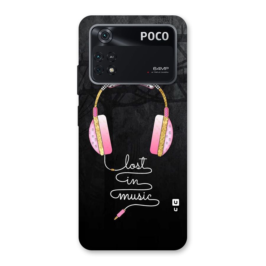 Music Lost Back Case for Poco M4 Pro 4G