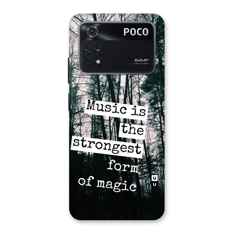 Music Magic Back Case for Poco M4 Pro 4G