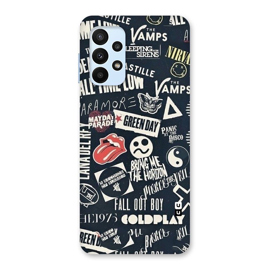 Music My Paradise Back Case for Galaxy A23