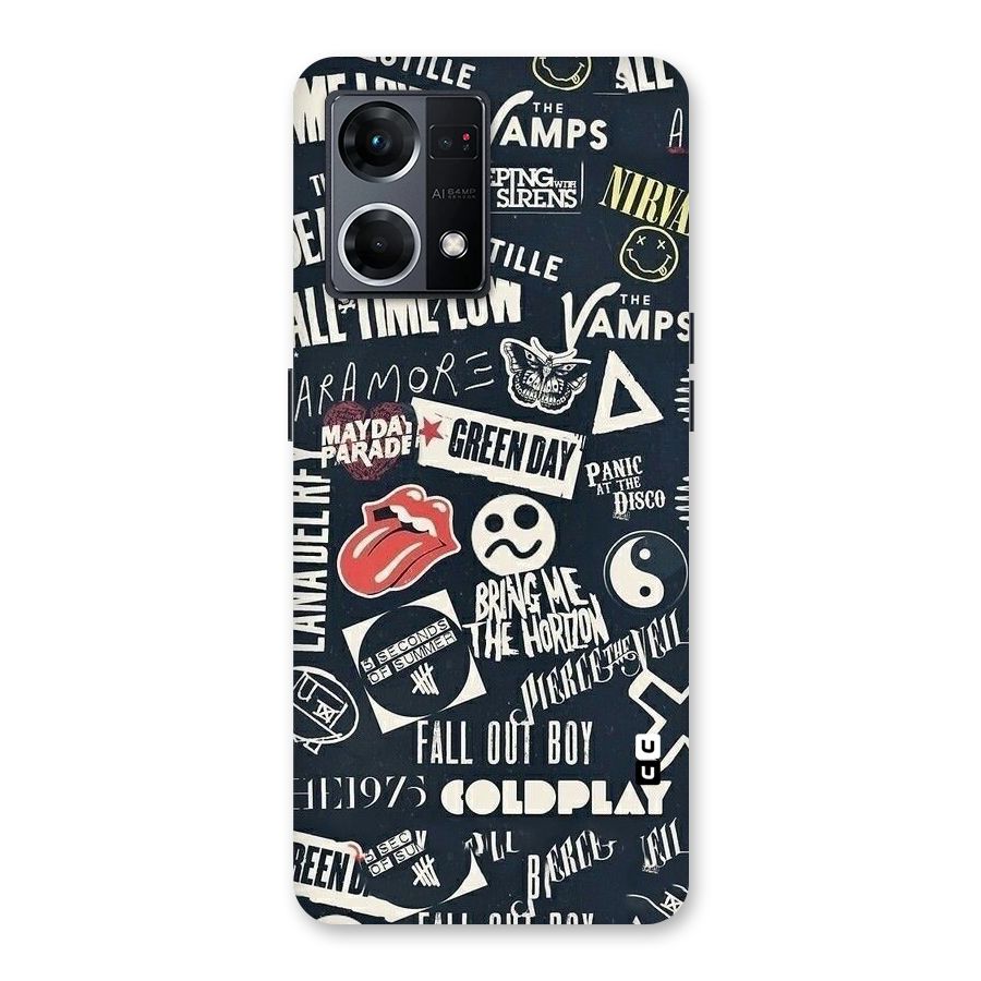 Music My Paradise Glass Back Case for Oppo F21 Pro 5G