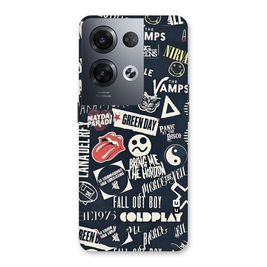 Music My Paradise Back Case for Oppo Reno8 Pro 5G