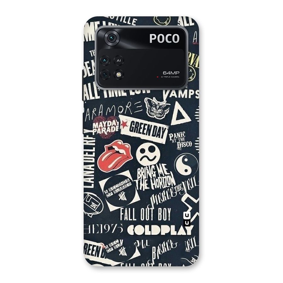 Music My Paradise Back Case for Poco M4 Pro 4G