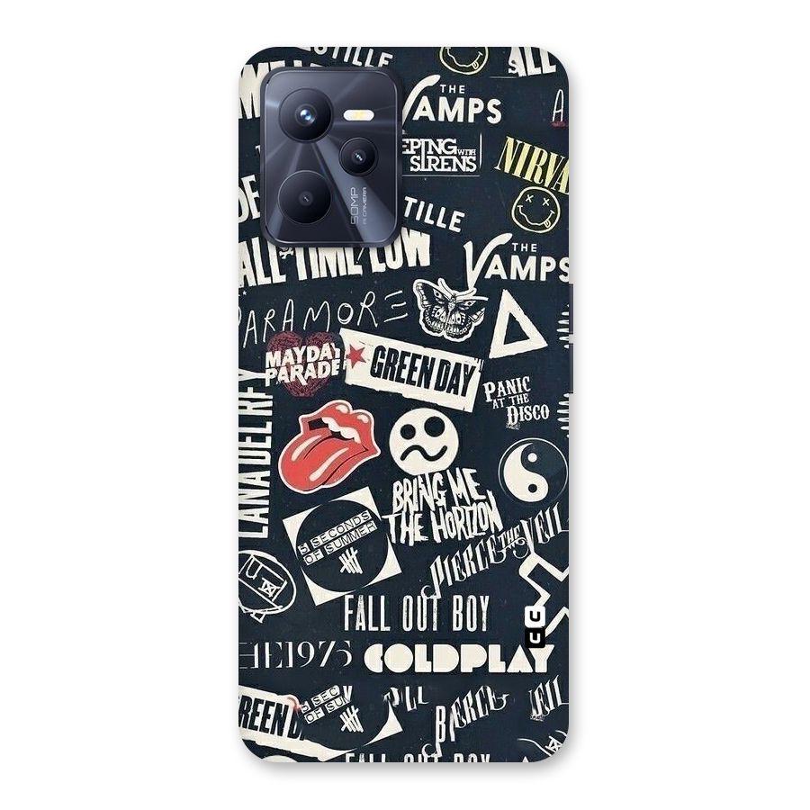 Music My Paradise Back Case for Realme C35