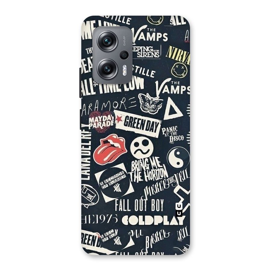 Music My Paradise Back Case for Redmi K50i