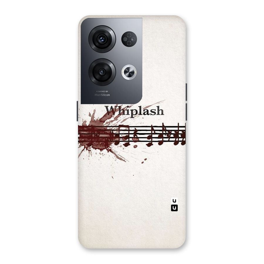 Music Notes Splash Back Case for Oppo Reno8 Pro 5G