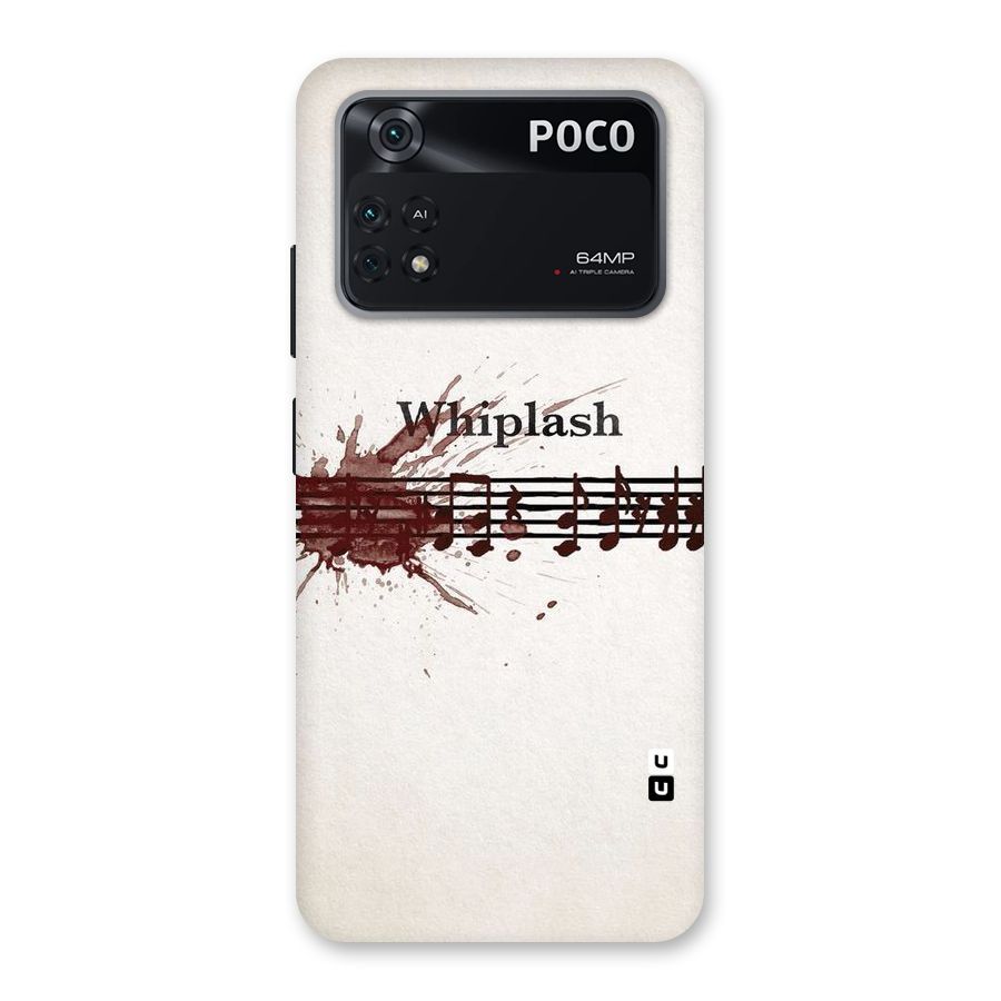Music Notes Splash Back Case for Poco M4 Pro 4G