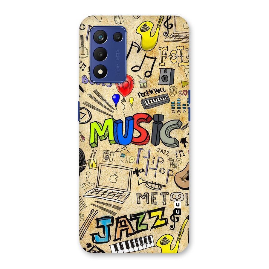 Music Pattern Back Case for Realme 9 5G Speed