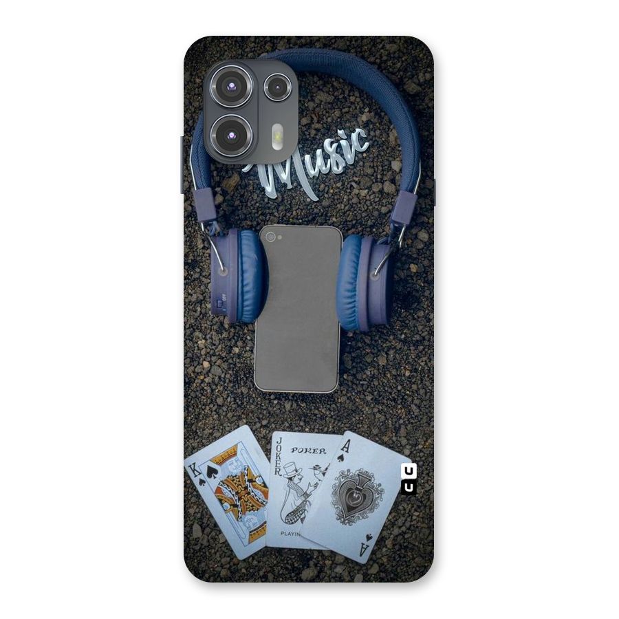 Music Power Cards Back Case for Motorola Edge 20 Fusion