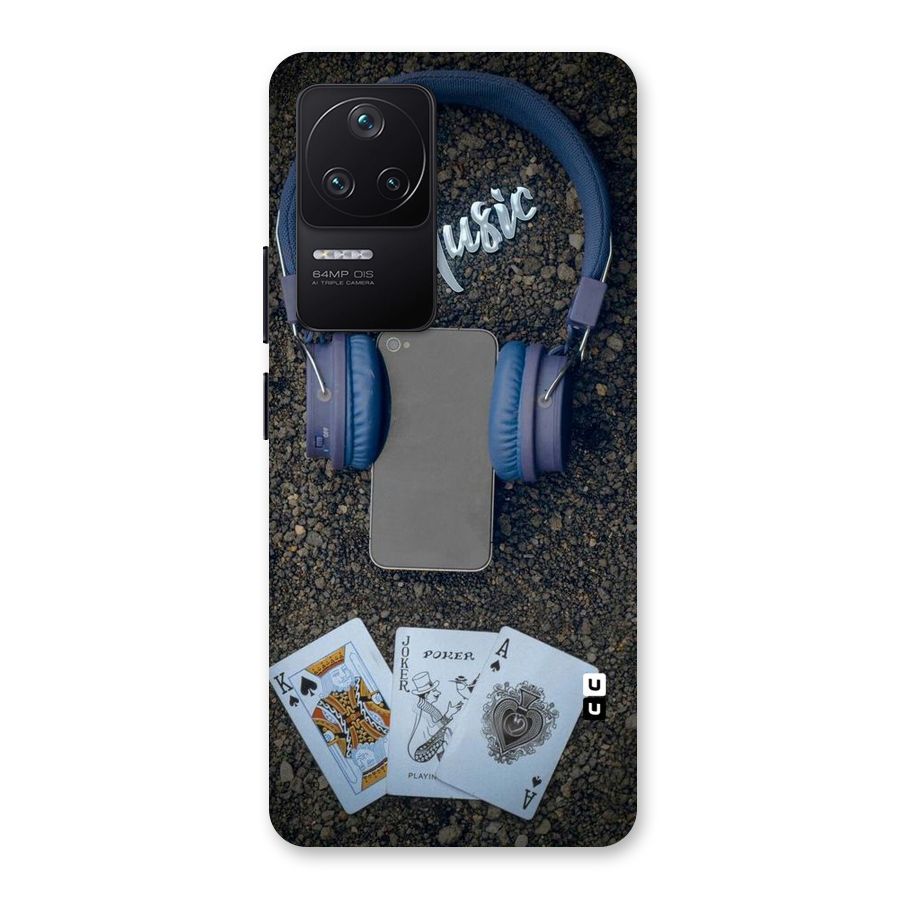Music Power Cards Back Case for Poco F4 5G