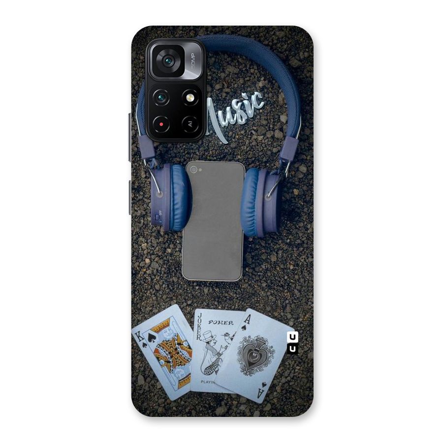 Music Power Cards Back Case for Poco M4 Pro 5G
