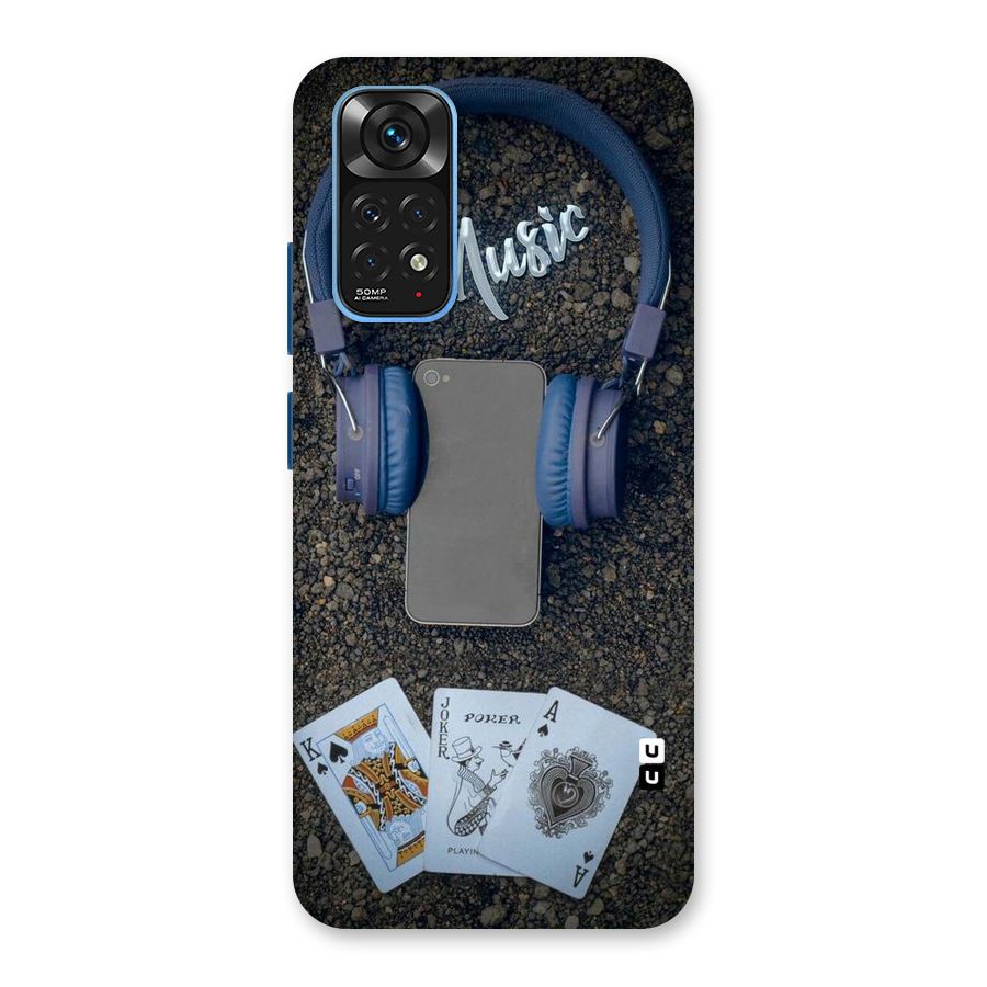 Music Power Cards Back Case for Redmi Note 11S
