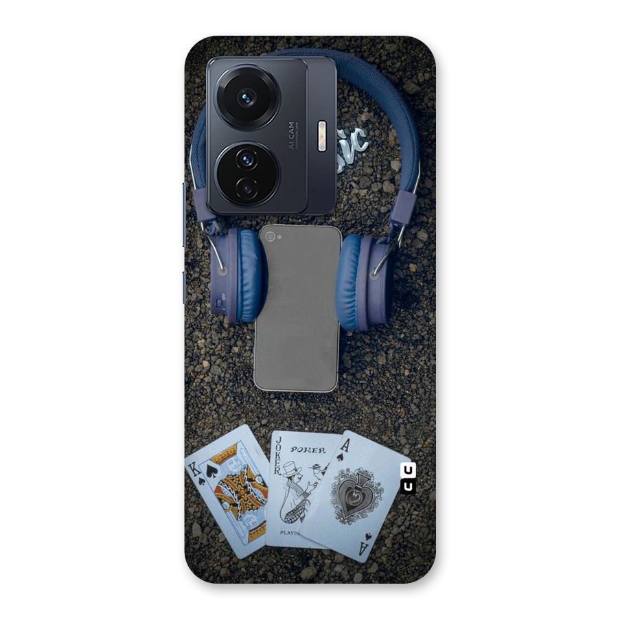 Music Power Cards Back Case for Vivo T1 Pro