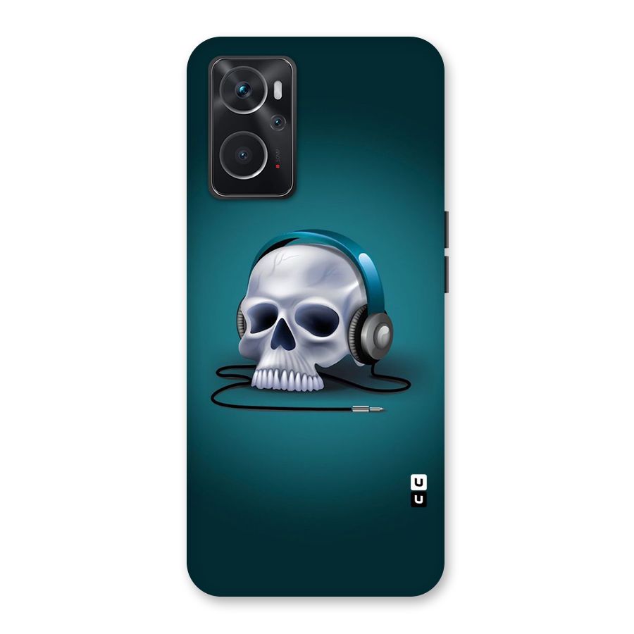 Music Skull Back Case for Oppo K10 4G