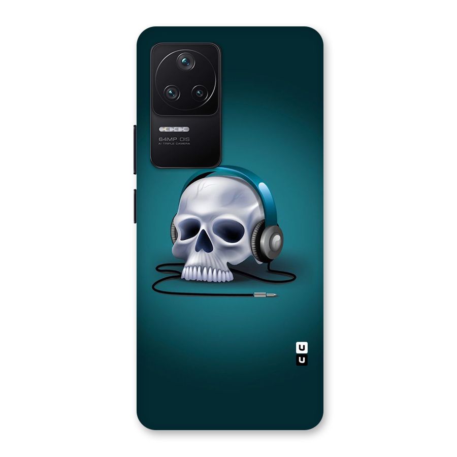 Music Skull Back Case for Poco F4 5G