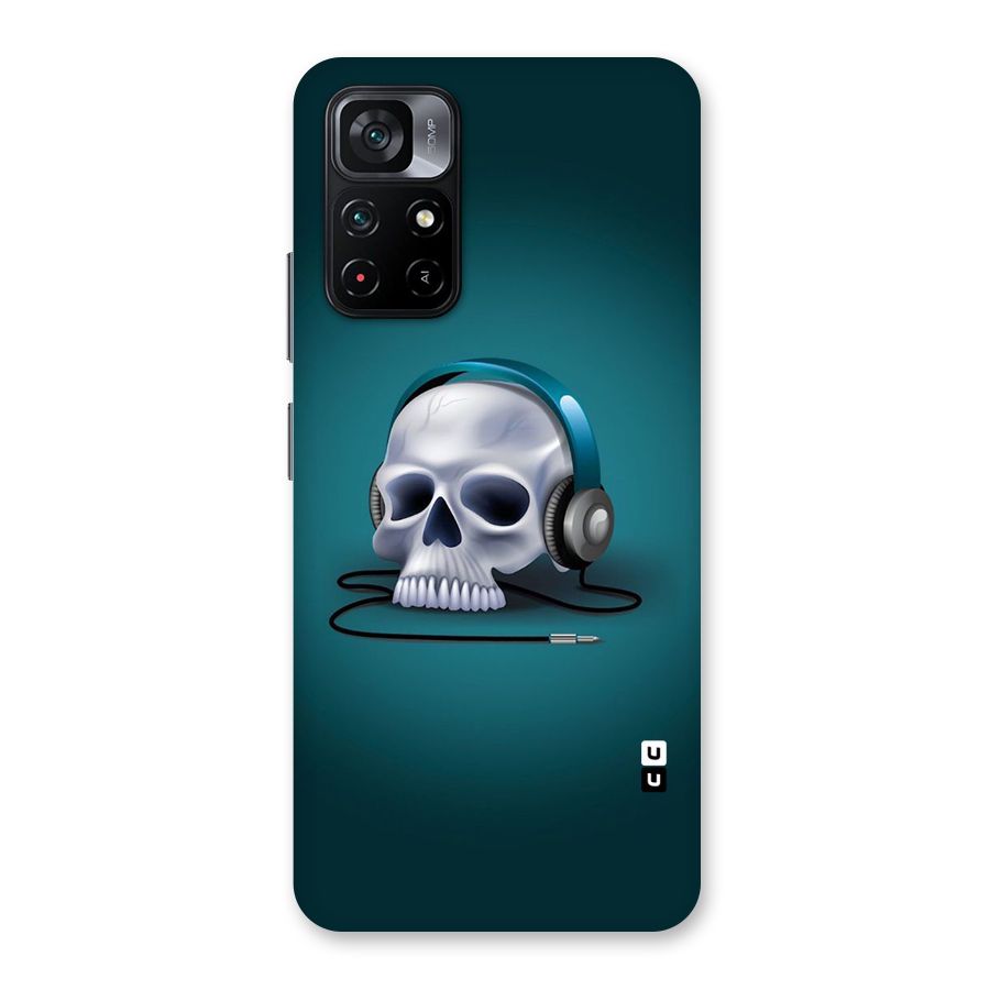 Music Skull Back Case for Poco M4 Pro 5G
