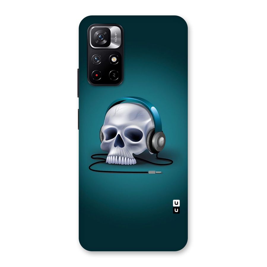 Music Skull Back Case for Redmi Note 11T 5G