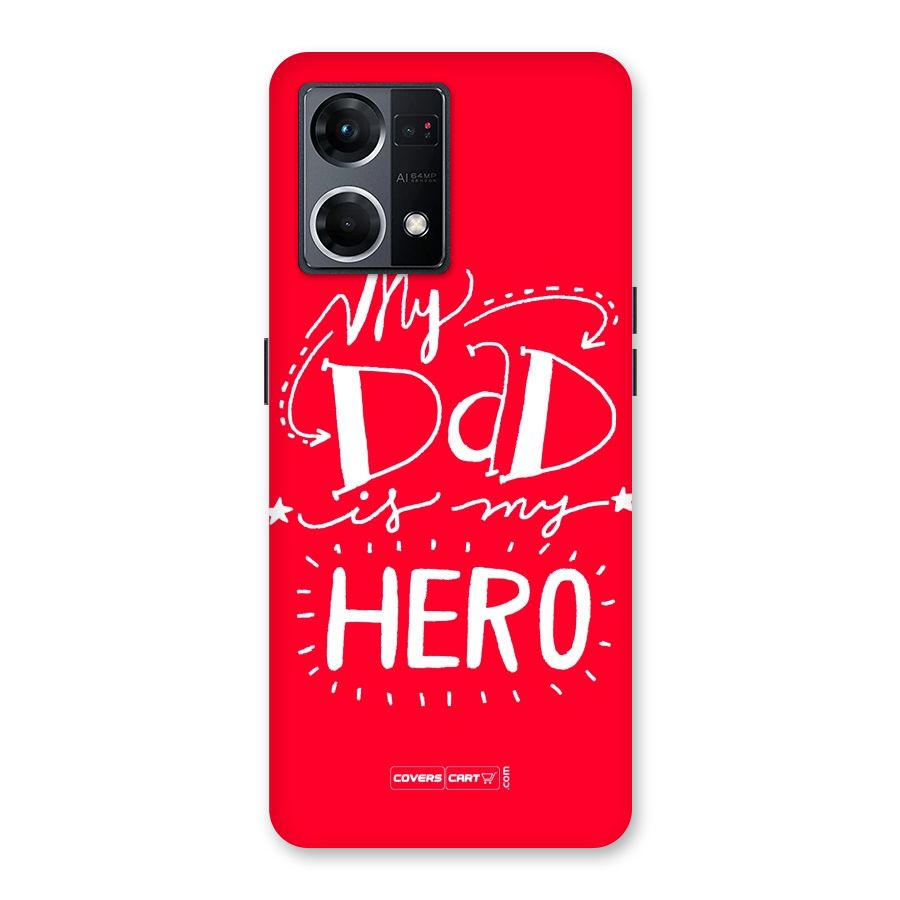 My Dad My Hero Glass Back Case for Oppo F21 Pro 5G