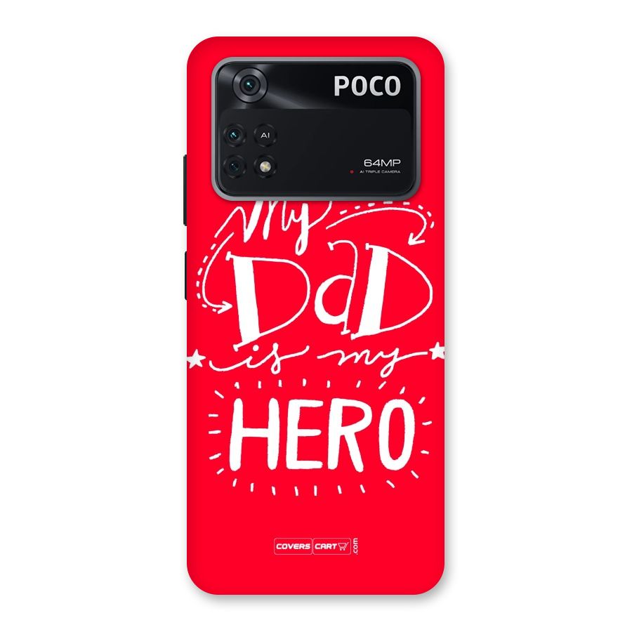 My Dad My Hero Back Case for Poco M4 Pro 4G